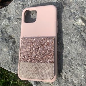 IPhone holder with Kate Spade Credit Card Pouch